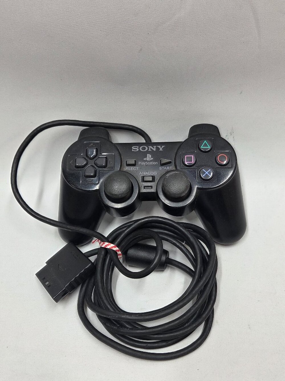 Sony SCPH-10010 PlayStation 2 PS2 Official Dual Shock 2 Analog Controller Black